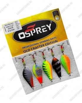 Набор колеблющихся блесен Osprey Атом М 1-АМ 5.5см 10гр 5шт