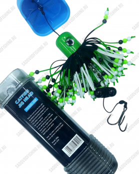 Тизер на сома DAYO 100гр - 200гр черный с зелёным