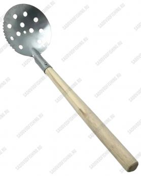 Черпак для льда с деревянной ручкой 33см