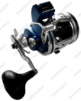 Катушка мультипликаторная Dayo Kawa со счетчиком 4,1:1 2+1ВВ Синий