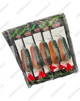 Блесна колеблющаяся Dejia H02 10гр-24гр 5шт