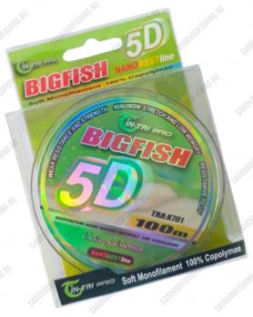 Леска монофильная Jin Tai Bigfish 5D X701 100м 10шт