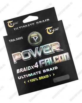 Шнур плетёный Jin Tai Power X605 100м 10шт Серебряный