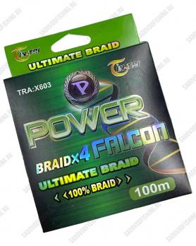 Шнур плетёный Jin Tai Power X603 100м 10шт Зелёный