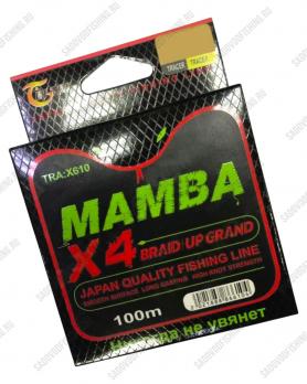 Шнур плетёный Jin Tai Mamba X4 X610 100м 10шт