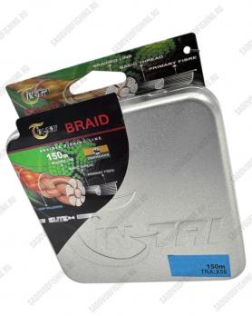 Шнур плетёный Jin Tai Braid X56 150м 10шт Серебряный