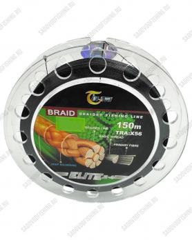 Шнур плетёный Jin Tai Braid X56 150м 10шт Серебряный