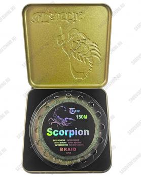 Шнур плетёный Jin Tai Braid Scorpion X57 150м 10шт Зелёный