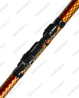 Болонское удилище с кольцами Grows Culture Mamba 4м-6м 5-25гр Красный