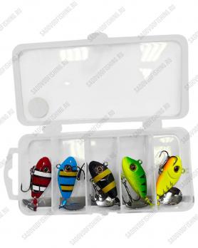 Тейл-спиннер в кейсе Grows Culture 10-25гр 5шт