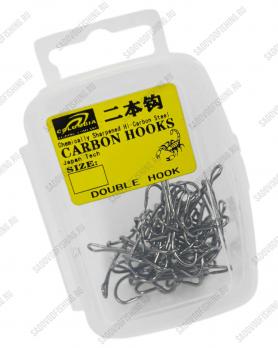 Крючок двойник Columbia Carbon Hooks №1-№2/0
