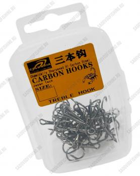 Крючок тройник Columbia Carbon Hooks №2-№1/0