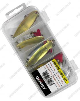 Набор блесен колеблющихся Osprey Fishing Lure Set 28мм-55мм 2.5-6.5гр