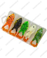 Набор приманок лягушек незацепляек Osprey FG06 90мм 12гр