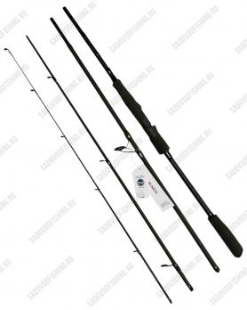 Спиннинг штекерный Kaida AMF 4X Mуdium Game Green 2.51м 12-45гр