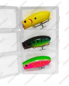 Воблеры в кейсе Columbia Malas M-2 60мм 9гр