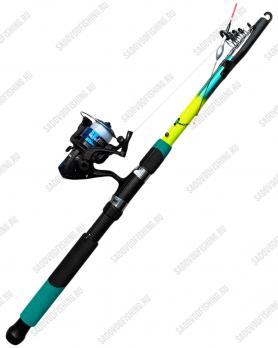 Спиннинг Zori Fishing Expert телескопичеcкий оснащенный 1.8м-4.5м