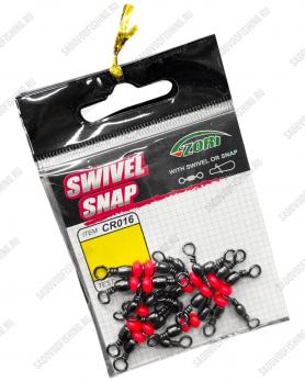 Вертлюг тройной Zori Fishing CR016 10шт