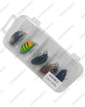 Воблер Sokuda А0198-С "Божья коровка приманка" 40мм 4гр