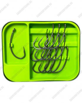 Крючки карповые Sokuda Spinner №2-№8 Зелёный