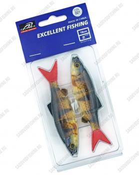 Силиконовая приманка Columbia Excellent Fishing 3D 100мм