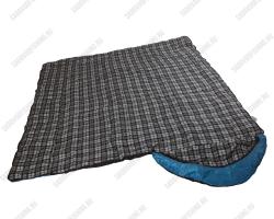 Спальный мешок INDI Canadian Vermont Plus L-zip от -15 °C (одеяло с подголовником, фланель, 195+35X85 см)