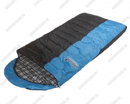 Спальный мешок INDI Canadian Vermont Plus L-zip от -15 °C (одеяло с подголовником, фланель, 195+35X85 см)