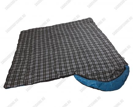 Спальный мешок INDI Canadian Vermont Plus L-zip от -15 °C (одеяло с подголовником, фланель, 195+35X85 см)