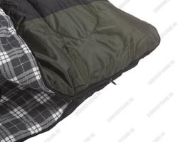 Спальный мешок INDI Canadian Vermont Extreme L-zip от -27 °C (одеяло с подголовником, фланель, 195+35X85 см)