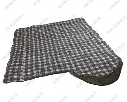 Спальный мешок INDI Canadian Vermont Extreme L-zip от -27 °C (одеяло с подголовником, фланель, 195+35X85 см)