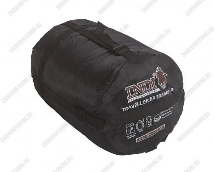 Спальный мешок INDI Canadian Traveller Extreme L-zip от -27 °C (одеяло с подголовником 195+35X85 см)