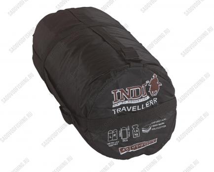 Спальный мешок INDI Canadian Traveller L-zip от -6 °C (одеяло с подголовником 230+35X90 см)
