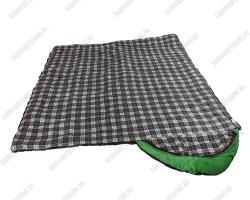 Спальный мешок INDI Canadian Maxfort Extreme L-zip от -27 °C (одеяло с подголовником, фланель, 195+35X85 см)