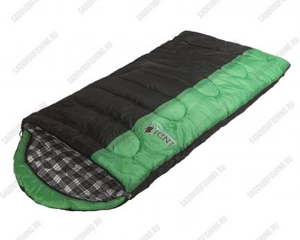 Спальный мешок INDI Canadian Maxfort Extreme L-zip от -27 °C (одеяло с подголовником, фланель, 195+35X85 см)