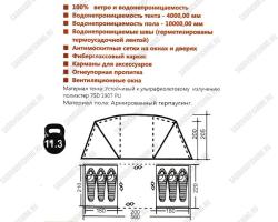 Палатка INDI Canadian TWIN 6 NEW