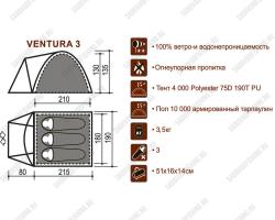 Палатка INDI Canadian VENTURA 3