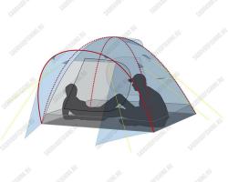 Палатка Canadian Camper KARIBU 3 Royal