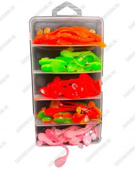 Набор силиконовых приманок Sokuda Fishgroup Pro Pack Goby 72мм 40шт