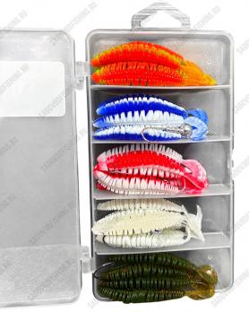 Набор силиконовых приманок Sokuda Fishgroup Pro Shiner Body 76мм 30шт