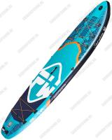 Сапборд двухслойный 3 Sharks Powerfans Azure TA006-003 350x89x15