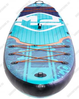 Сапборд двухслойный 3 Sharks Powerfans Azure TA006-003 350x89x15