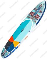 Сапборд двухслойный 3 Sharks Powerfans Werfans Hegemonica TA003-001 320х83х15см