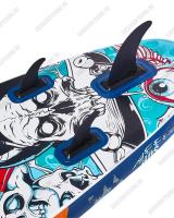 Сапборд двухслойный 3 Sharks Powerfans Werfans Hegemonica TA003-001 320х83х15см