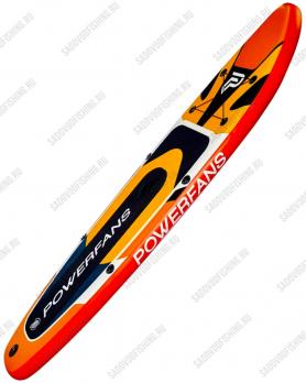 Сапборд двухслойный 3 Sharks Powerfans TA004-002 335x84x15см
