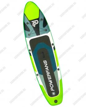 Сапборд двухслойный 3 Sharks Powerfans TA004-003 335x84x15см