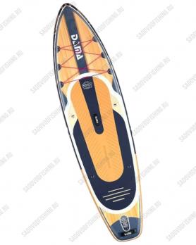 Сапборд двухслойный 3 Sharks Dama 335x86x15 Yellow