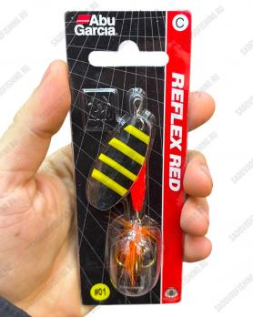 Блесна вращающаяся Columbia Reflex Red 18гр
