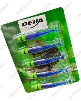Силиконовая приманка Dejia 10см 5шт