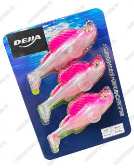 Силиконовая приманка Dejia Fish 80мм 13.8гр 3шт