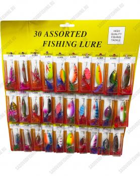 Набор блесен Dejia Fishing Lure "Ассорти"  30шт